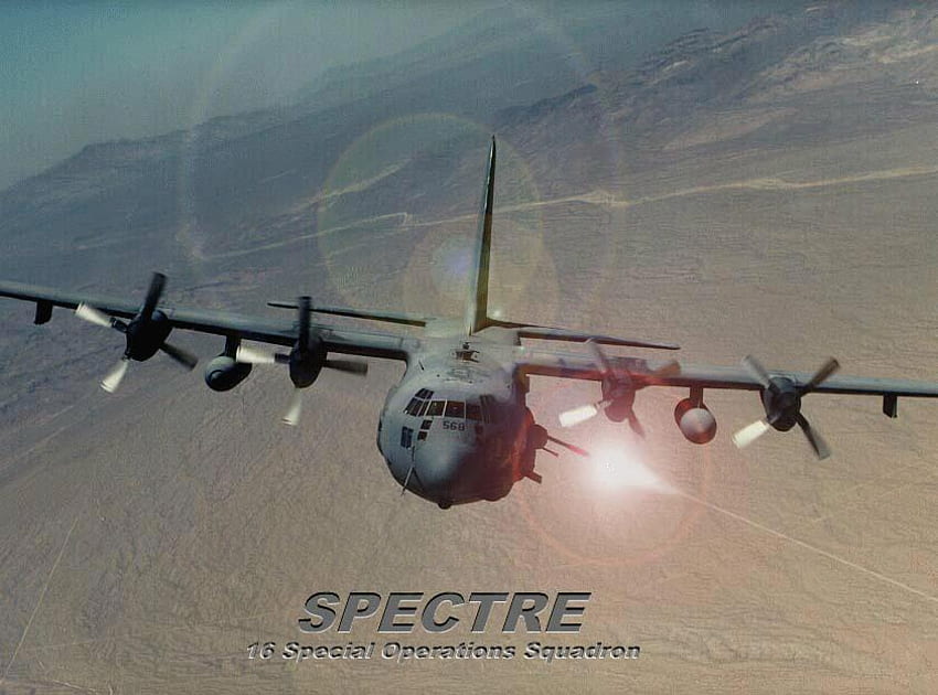 AC-130, 총, 비행기, 항공기 HD 월페이퍼