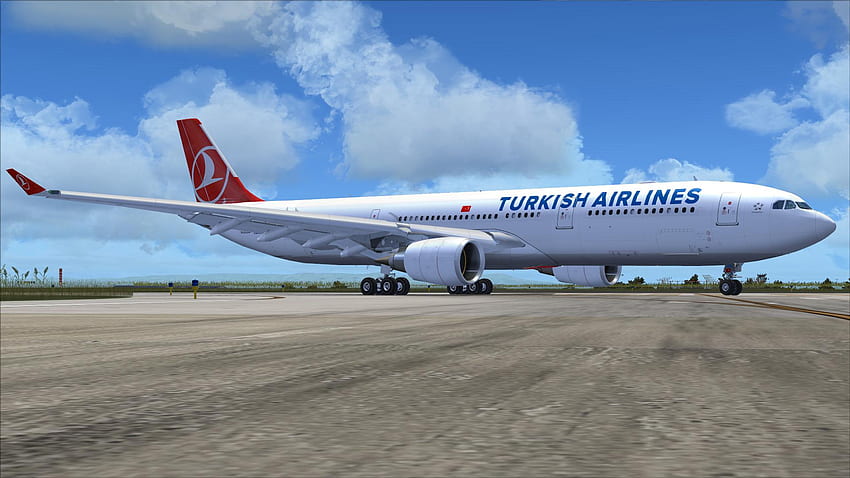 Turkish Airlines A330 300 (TC JOD) Проект Airbus – Разговор HD тапет