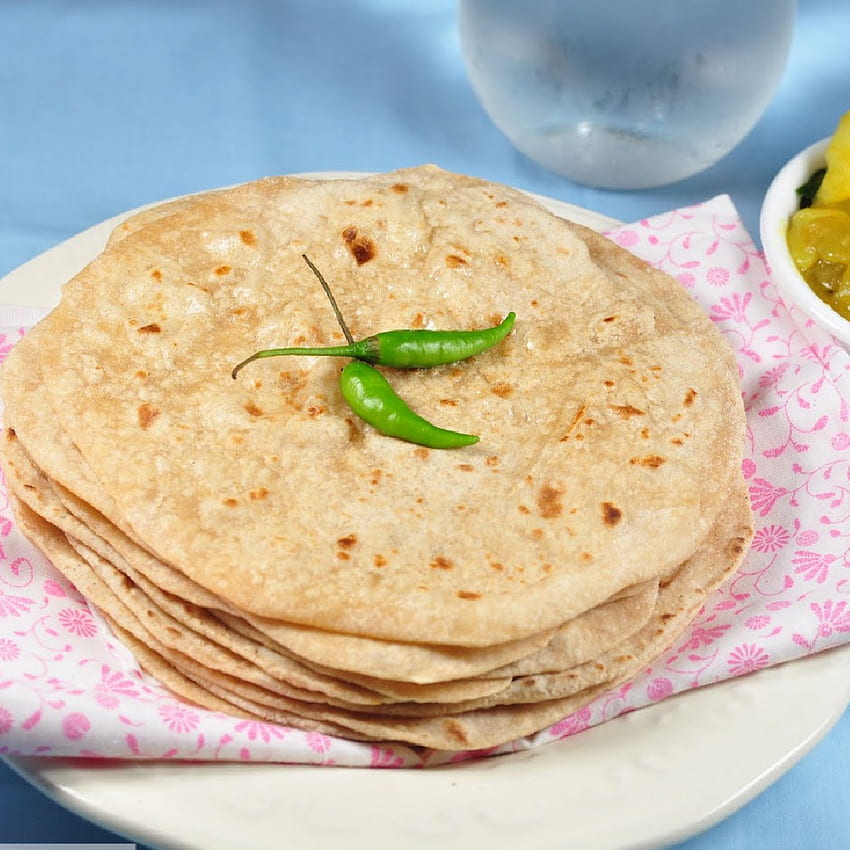 Chapati Traditional Indian White Photo Background And Picture For Free  Download - Pngtree