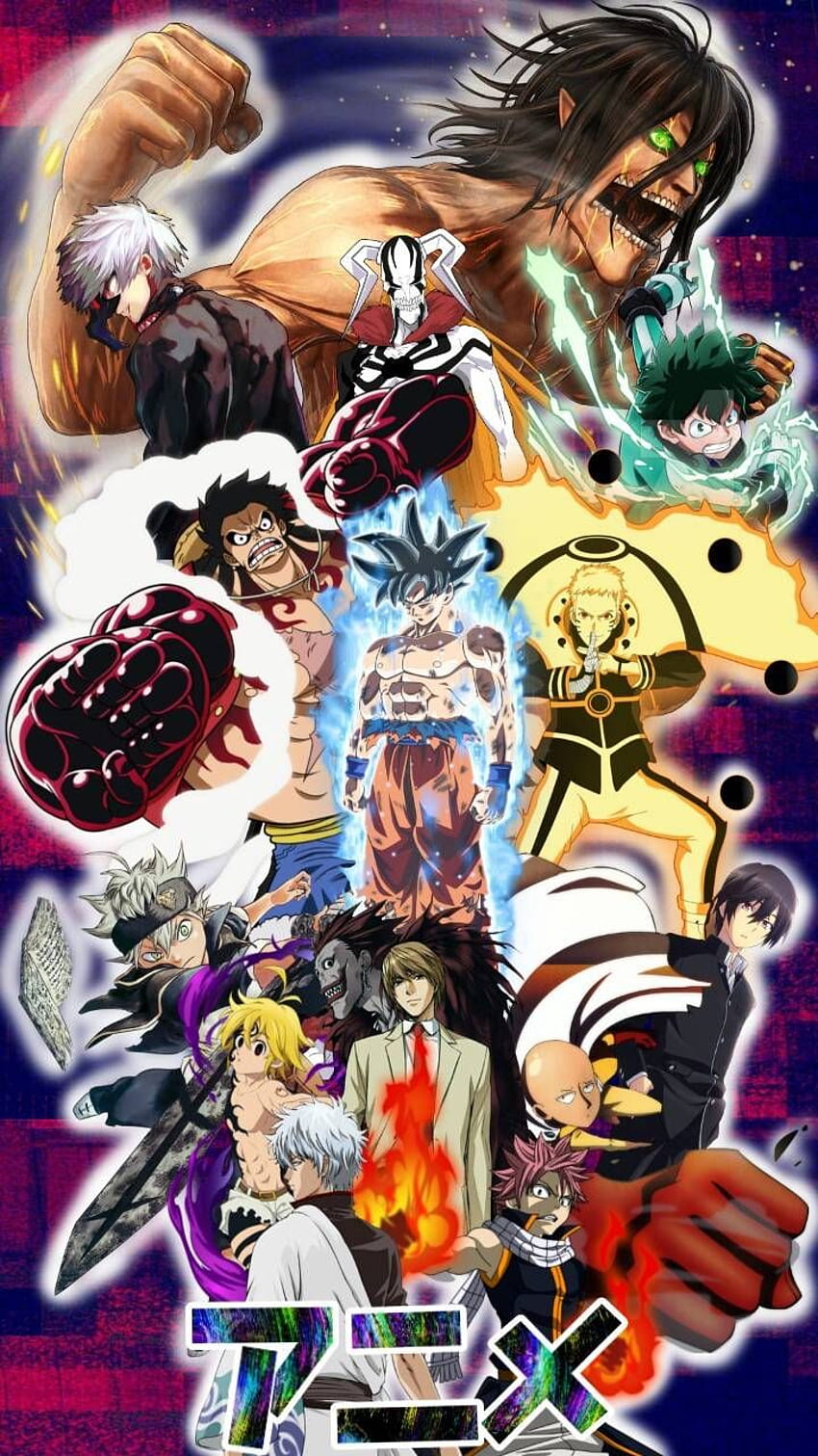 Dbz Naruto One Piece Bleach - doraemon em 2021. Crossover de anime, Anime, Anime Papel de parede de celular HD