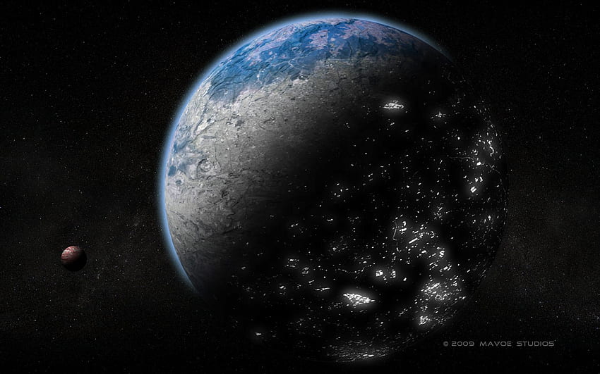 Universo, Noche, Tierra, Tierra, Día, Progreso, Urbanización fondo de pantalla
