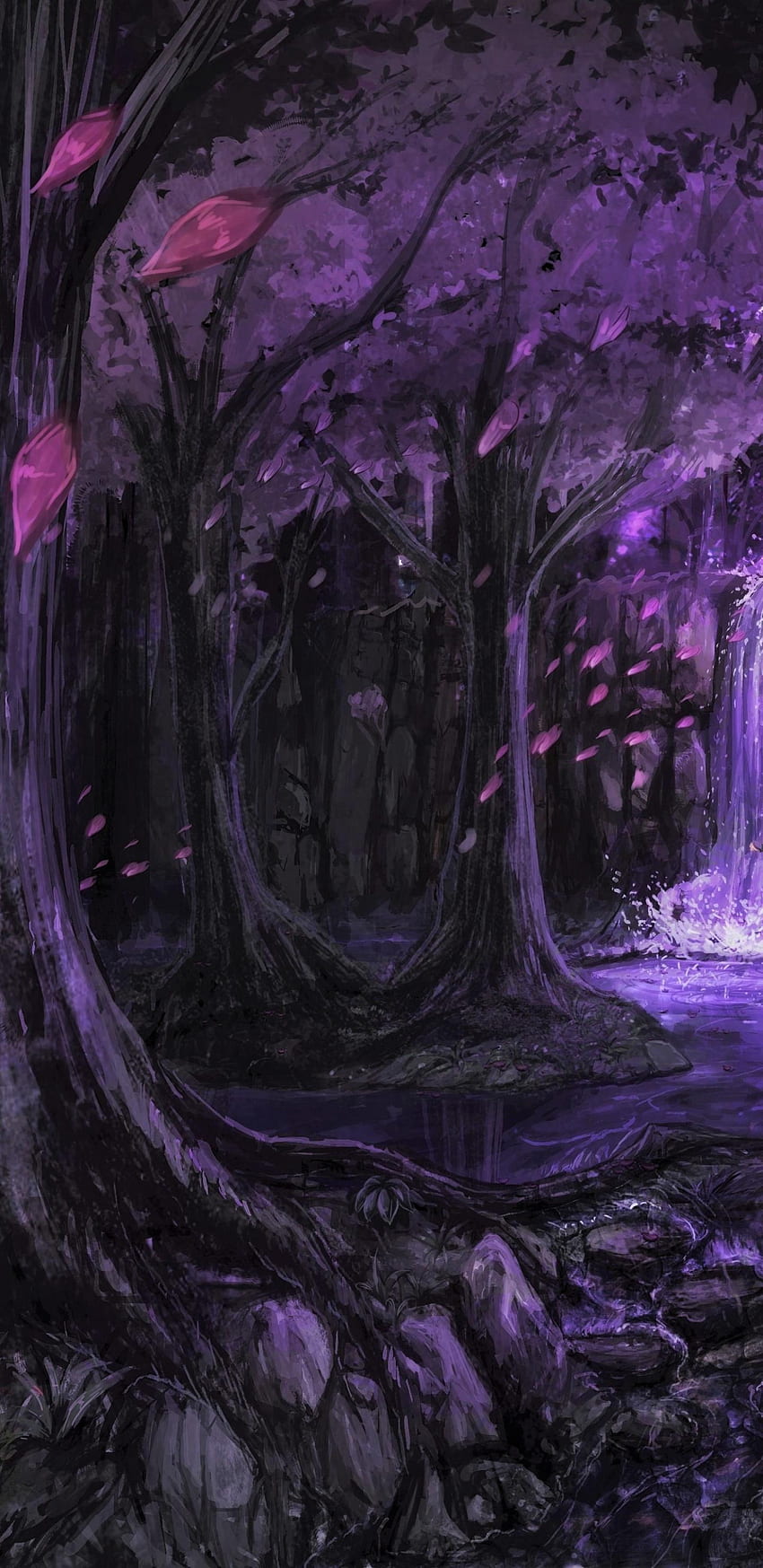 purple fantasy backgrounds
