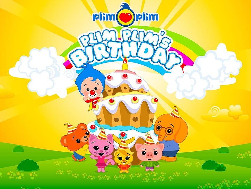 Plim Plim S Birtay B16d14 (1200×900). Birtay Hacks, Festa Fiesta, Festa Infantil papel de parede HD