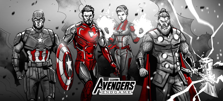 Avengers Endgame Quantum Realm Suits - Artwork, Captain America EndGame HD wallpaper