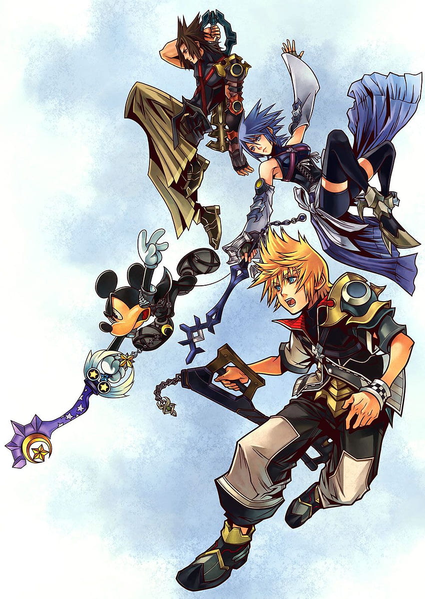 Mario wields a Keyblade and teams up with Sora against Sephiroth during  video featuring a mod for Kingdom Hearts 3
