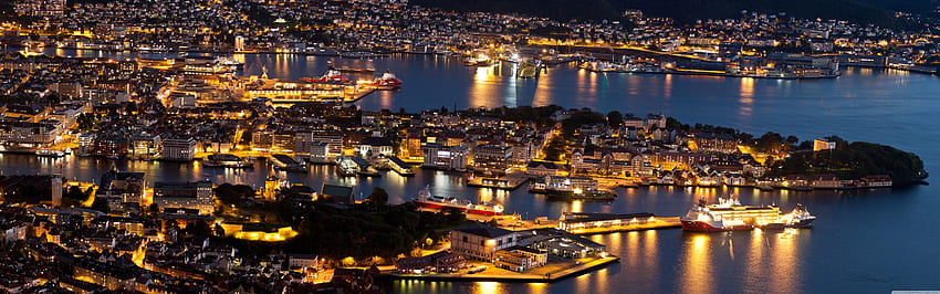 Bergen 7 - 7680 X 2400, 7680 X 1200 HD wallpaper