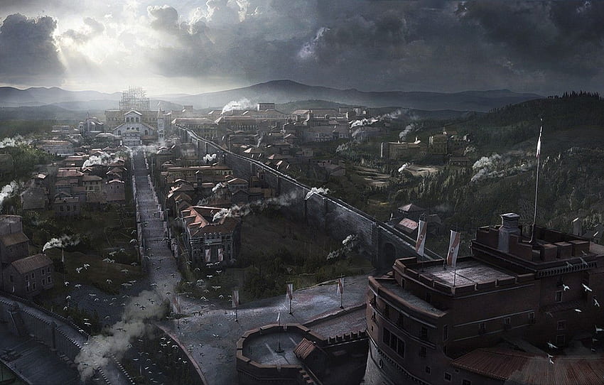 the city, Italy, Rome, Assassin's Creed II, Assassin's Creed 2 HD wallpaper