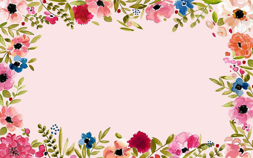 Florales, Pasteles Florales fondo de pantalla