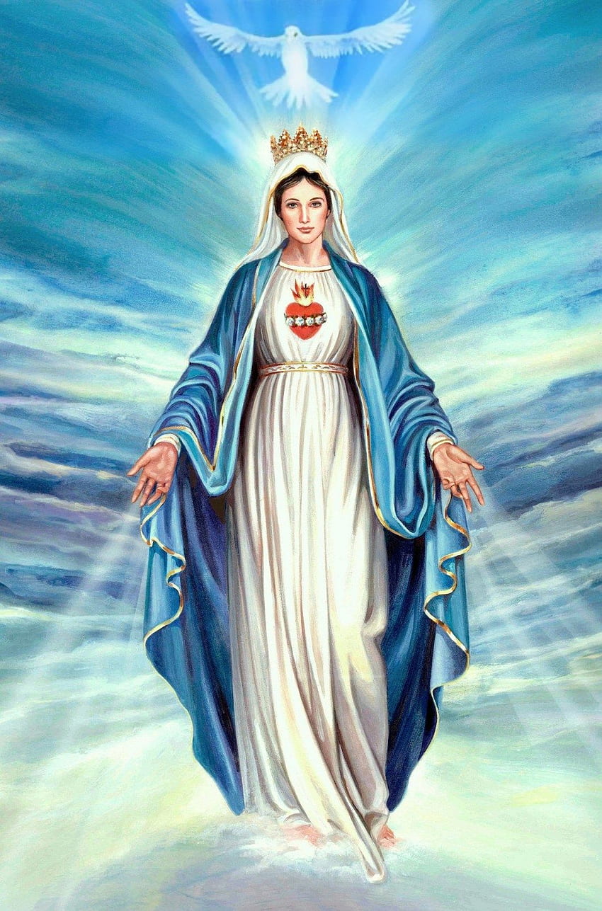 Immaculate Conception POSTER A2 Virgin Mary print Our Lady Blessed ...