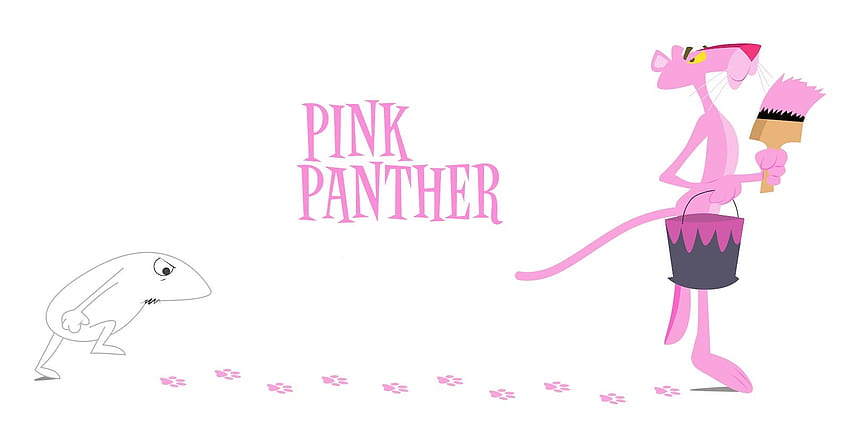 Der rosarote Panther und Hintergrund - des rosafarbenen Panthers HD-Hintergrundbild