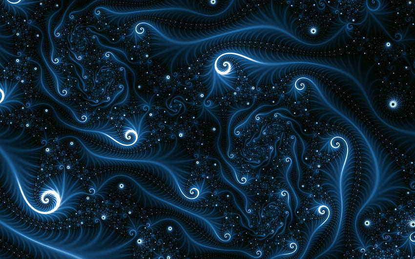 Abstract, Fractal, Glow, Intricate, Confused, Winding, Sinuous, Swirling, Involute HD wallpaper