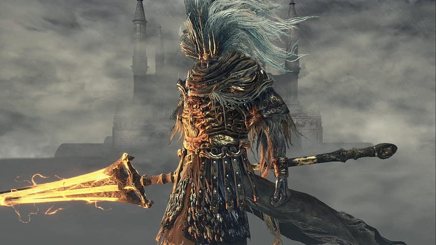 La statua epica di Dark Souls Solaire ti aiuterà a lodare il sole - Dark Souls III Sfondo HD