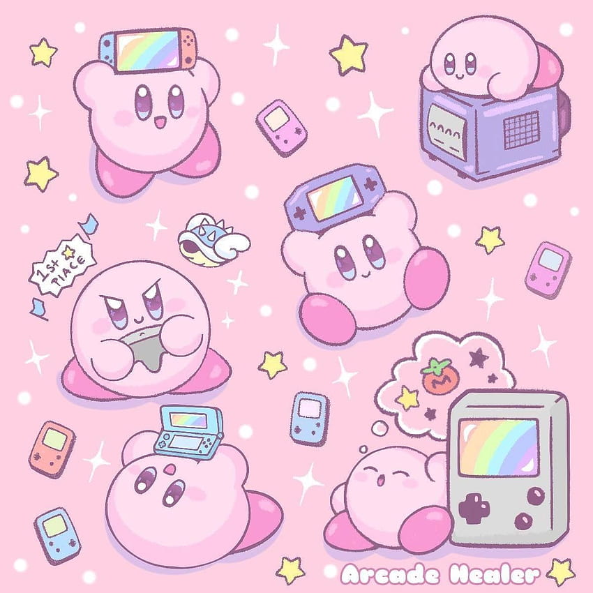 ١Becca♡ na ze Frame (grudzień 22). Grafika Kirby, postać Kirby, Kirby nintendo, Purple Kirby Tapeta na telefon HD