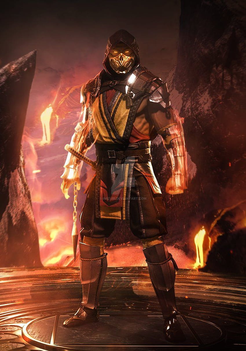 MORTAL KOMBAT 11 - FIRE โดย iMizuri Mortal kombat แมงป่อง, Mortal kombat art, Mortal kombat x, MK 11 Scorpion วอลล์เปเปอร์โทรศัพท์ HD