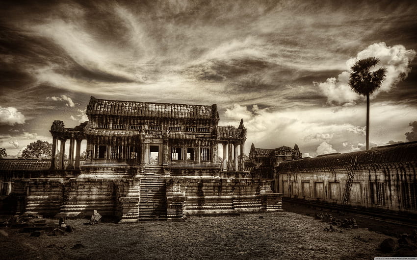 Temple In Cambodia ❤ for Ultra TV, Ancient Temple HD wallpaper
