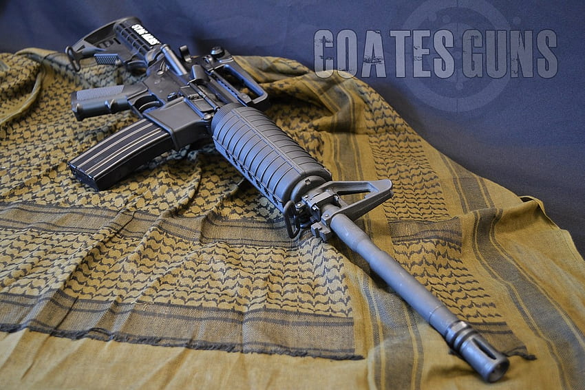 Stag Arms Model-1 M4 Karabinek, strzelać, broń, karabinek, broń palna Tapeta HD