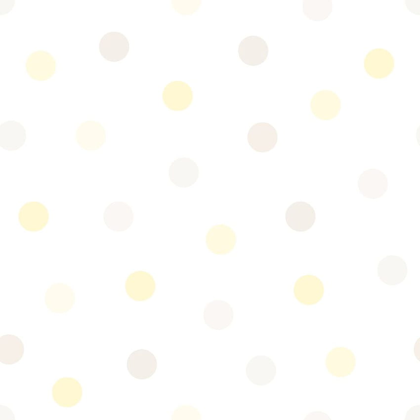 polka dots pastel yellow, light warm gray and light cream beige - , Gray Yellow HD phone wallpaper