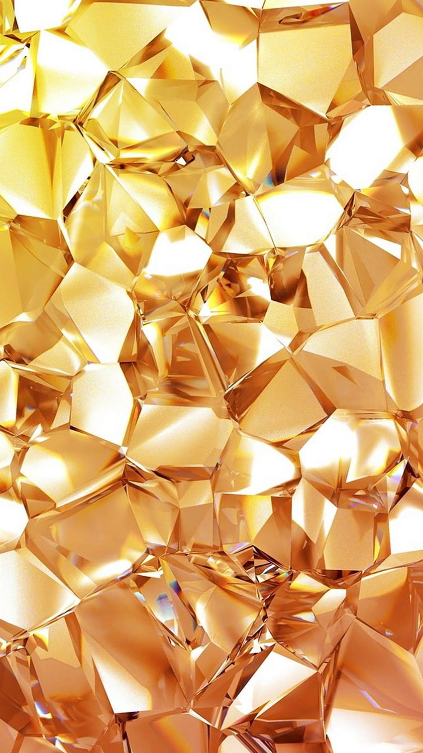 Geometric Gold Diamond iPhone 6, Black Diamond 6 HD phone wallpaper