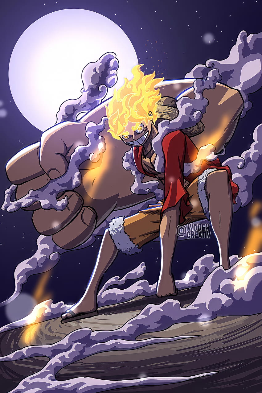 One piece, Gear-5, Anime, Joy-boy, Luffy, Manga HD phone wallpaper