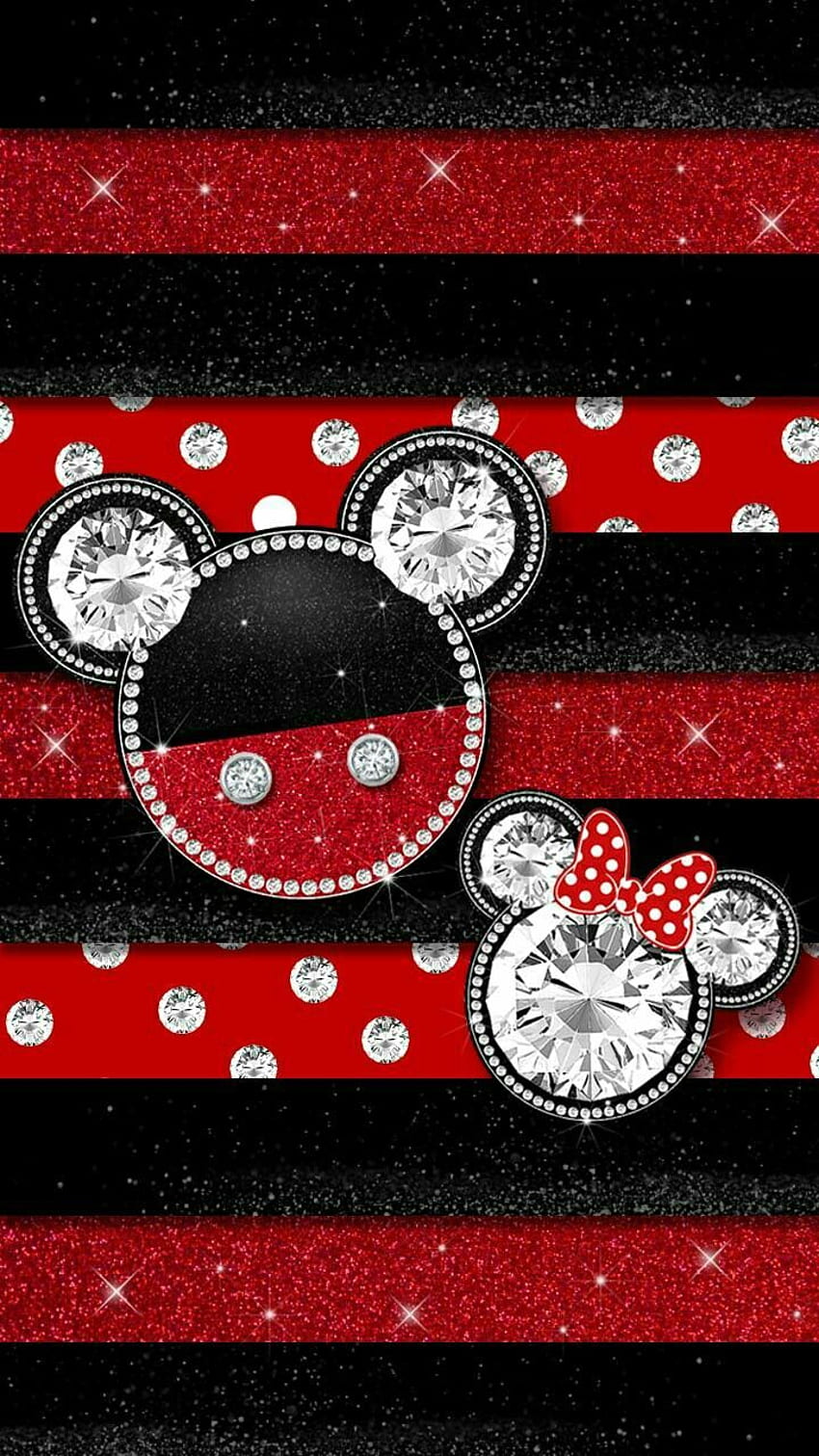 Mickey y Minnie. Mickey mouse, Mickey mouse iphone, iphone disney, Cute Minnie Mouse Glitter fondo de pantalla del teléfono