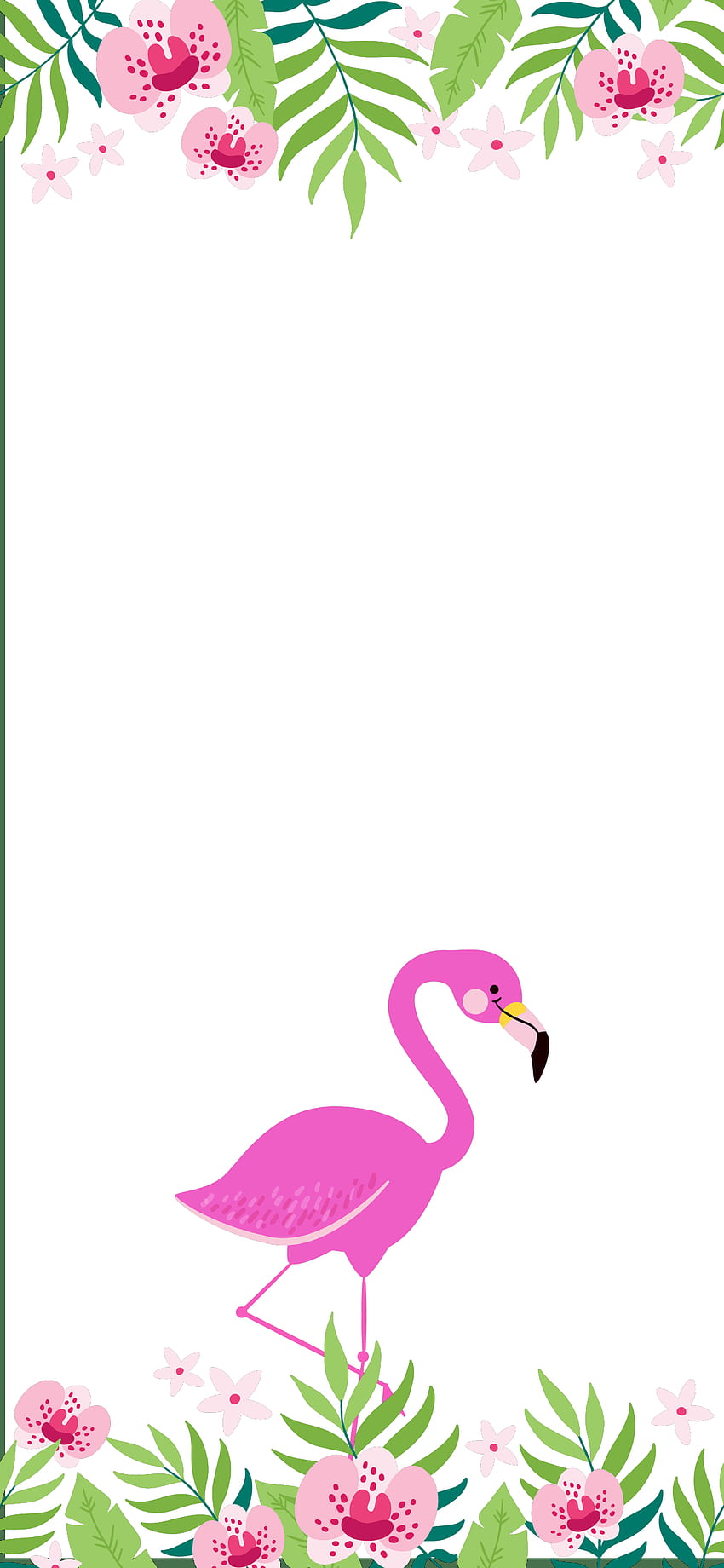Flamingo, Sevimli Vintage Kuşlar HD telefon duvar kağıdı