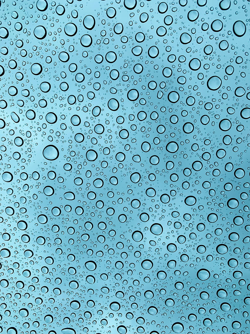 Abstract, Water, Drops, Pattern, Glass HD phone wallpaper