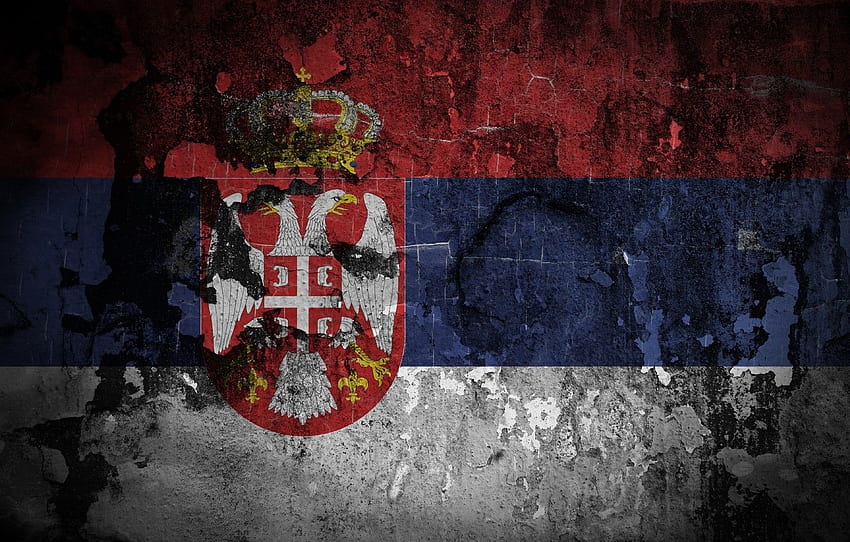 Flag, coat of arms, Serbia for , section текстуры -, Serbian HD wallpaper