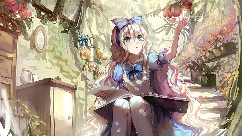 Alice In Wonderland And Background -, Alice In Wonderland Anime Hd 