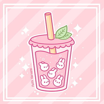 Pink Boba, boba kawaii HD phone wallpaper | Pxfuel