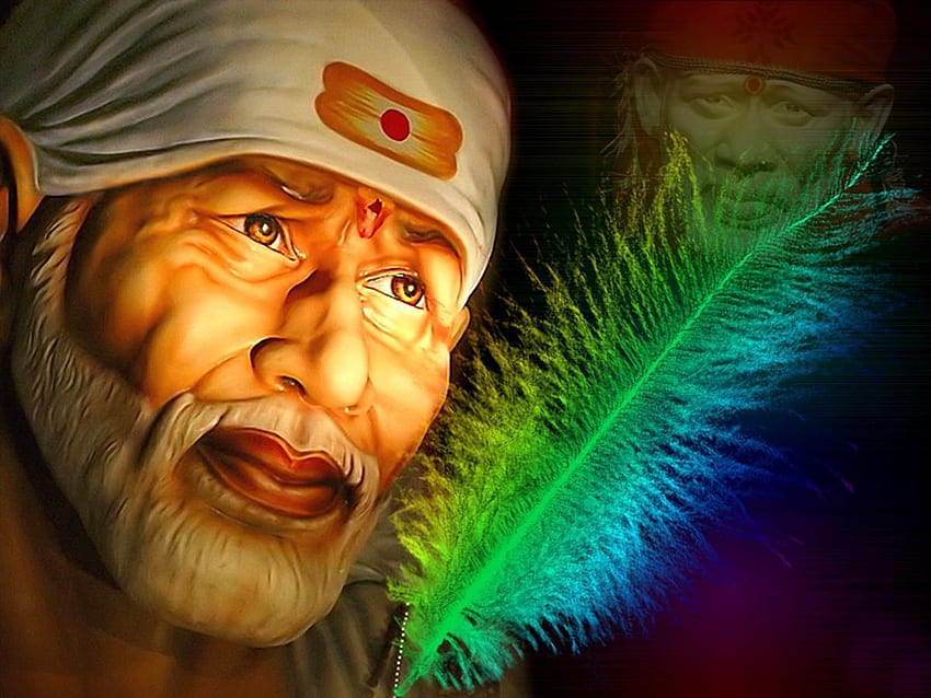 Shirdi Sai Baba completo, Sai Ram fondo de pantalla