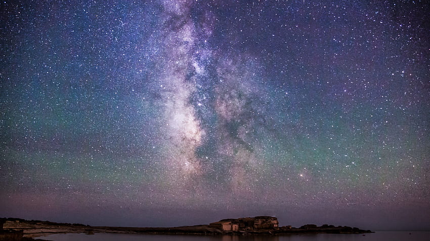 Iceland, , , , night, sky, stars, northern lights, OS HD wallpaper
