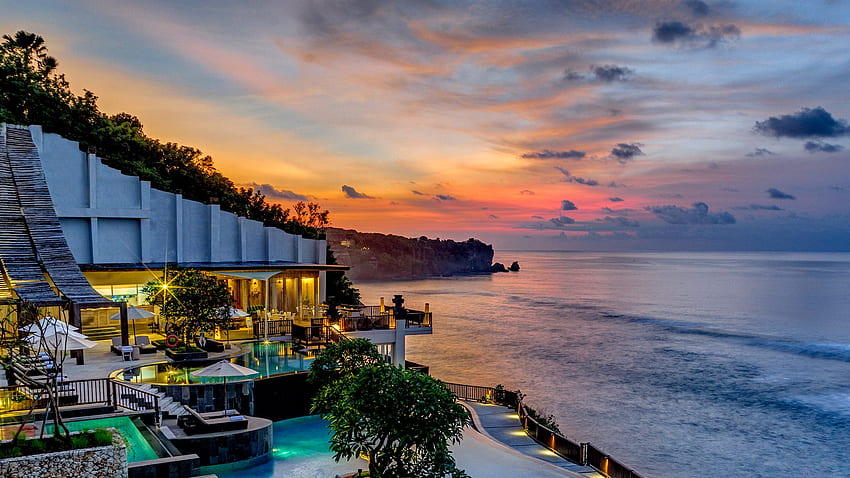 Anantara Uluwatu Bali Resort, Kapubaten Badung, Bali, Indonésie - Avis sur l'hôtel. Conde Nast Traveler Fond d'écran HD
