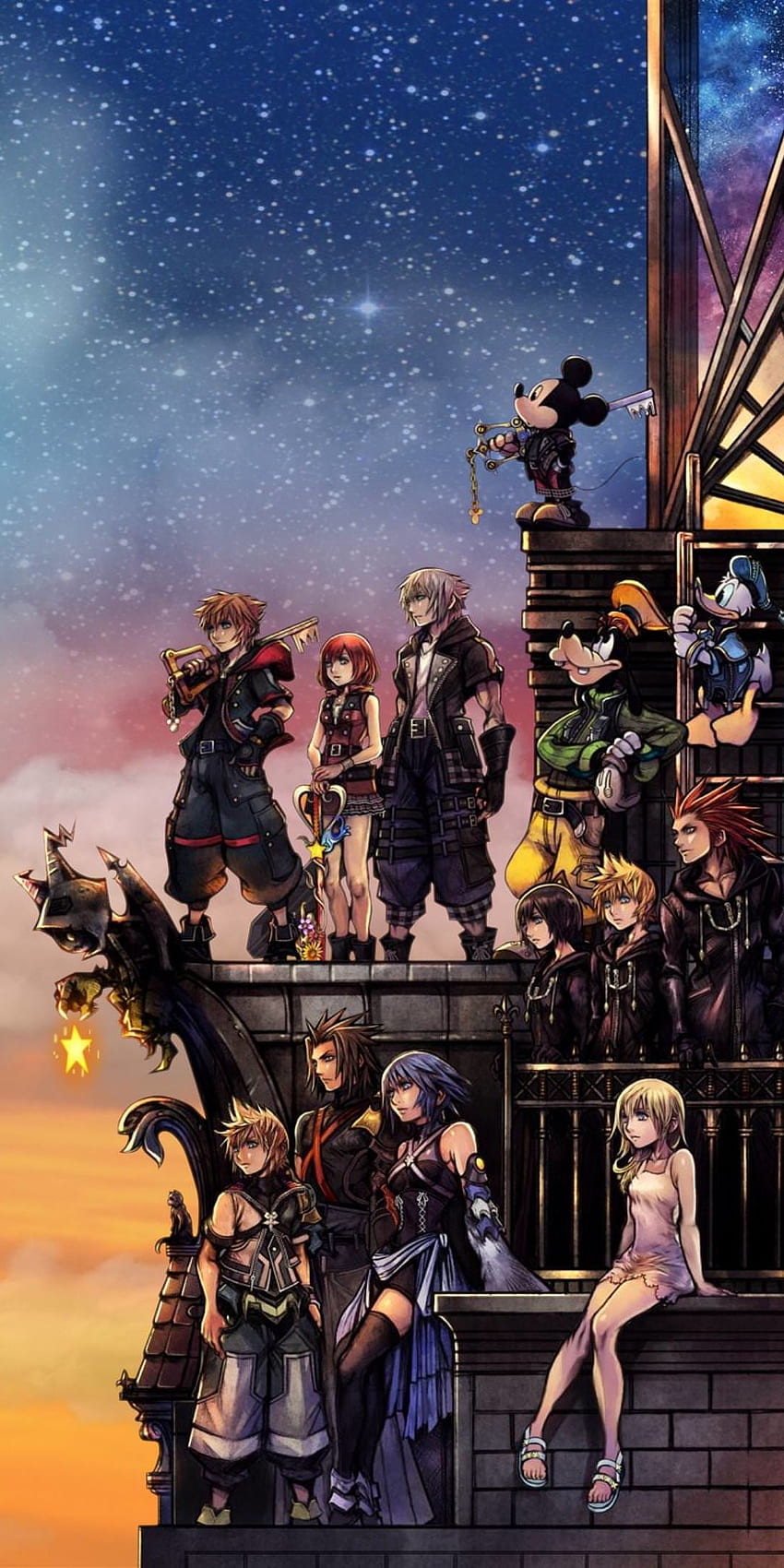 Videospiel Kingdom Hearts III () - Mobile Abyss HD-Handy-Hintergrundbild
