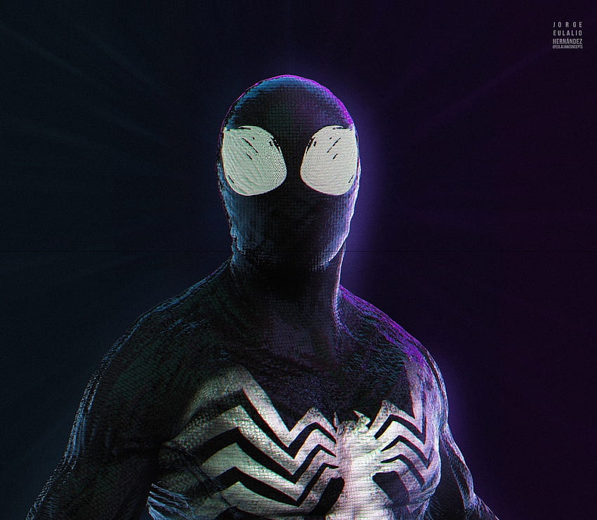 Venom, marvel villain, art HD wallpaper