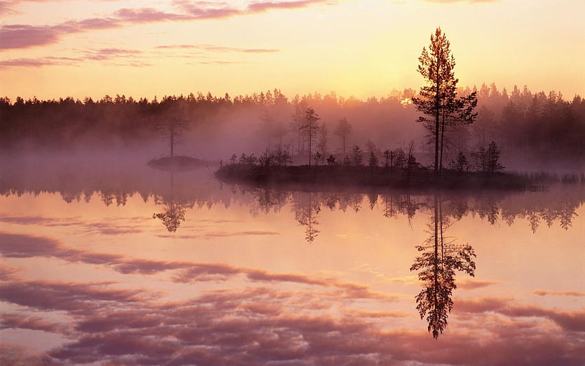 Schwedische Landschaft, Höga Kusten Schweden HD-Hintergrundbild