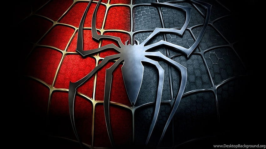 Spider Man Logo Background, Spider Man 1366x768 HD wallpaper