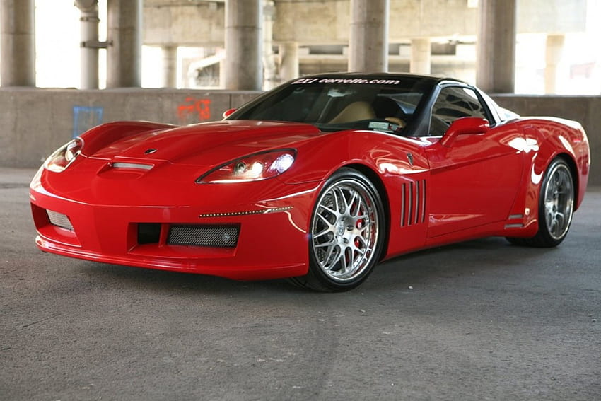 Corvette Karvajal Дизайни, настройка, корвета, кола HD тапет