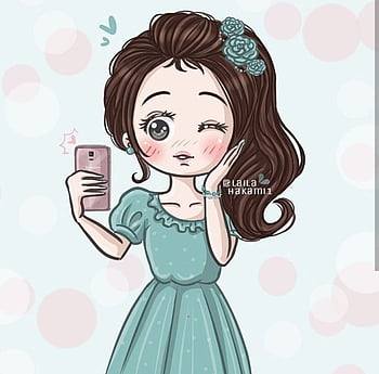dowsondesigner: Attitude profile pics for girls  Cute girl drawing, Cute cartoon  girl, Cute girl wallpaper