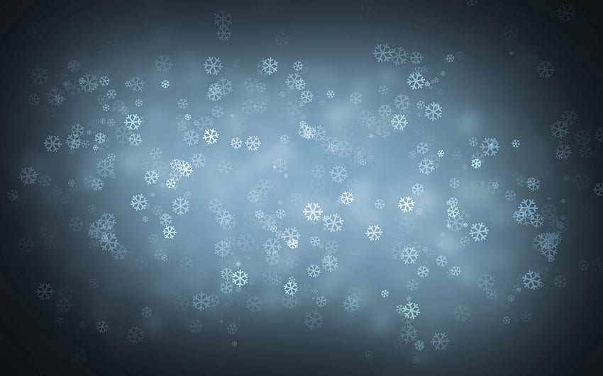 Abstract, Winter, Background, Snow, Snowflakes, Glare, Style HD wallpaper
