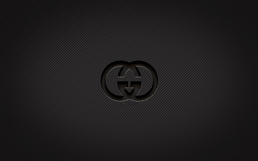 Gucci carbon logo, , grunge art, carbon background, creative, Gucci black  logo, brands, Gucci logo, Gucci HD wallpaper | Pxfuel