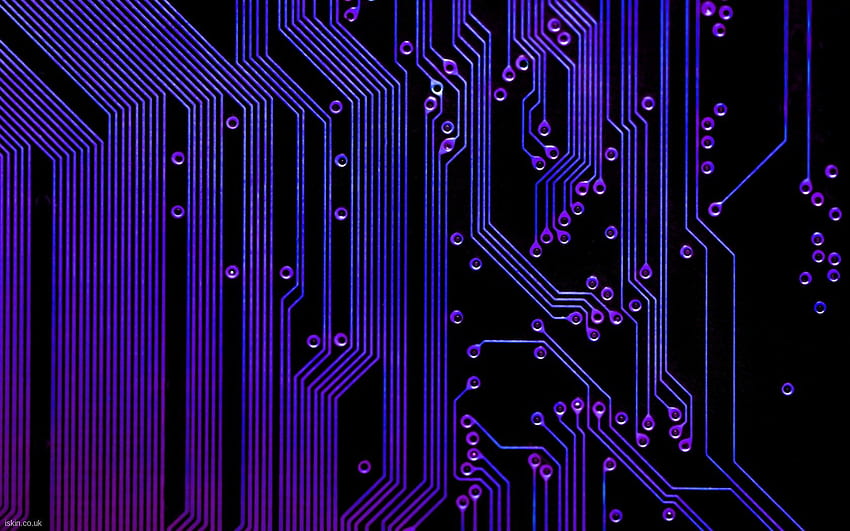 k Electric Circuit Background, Electronic HD wallpaper