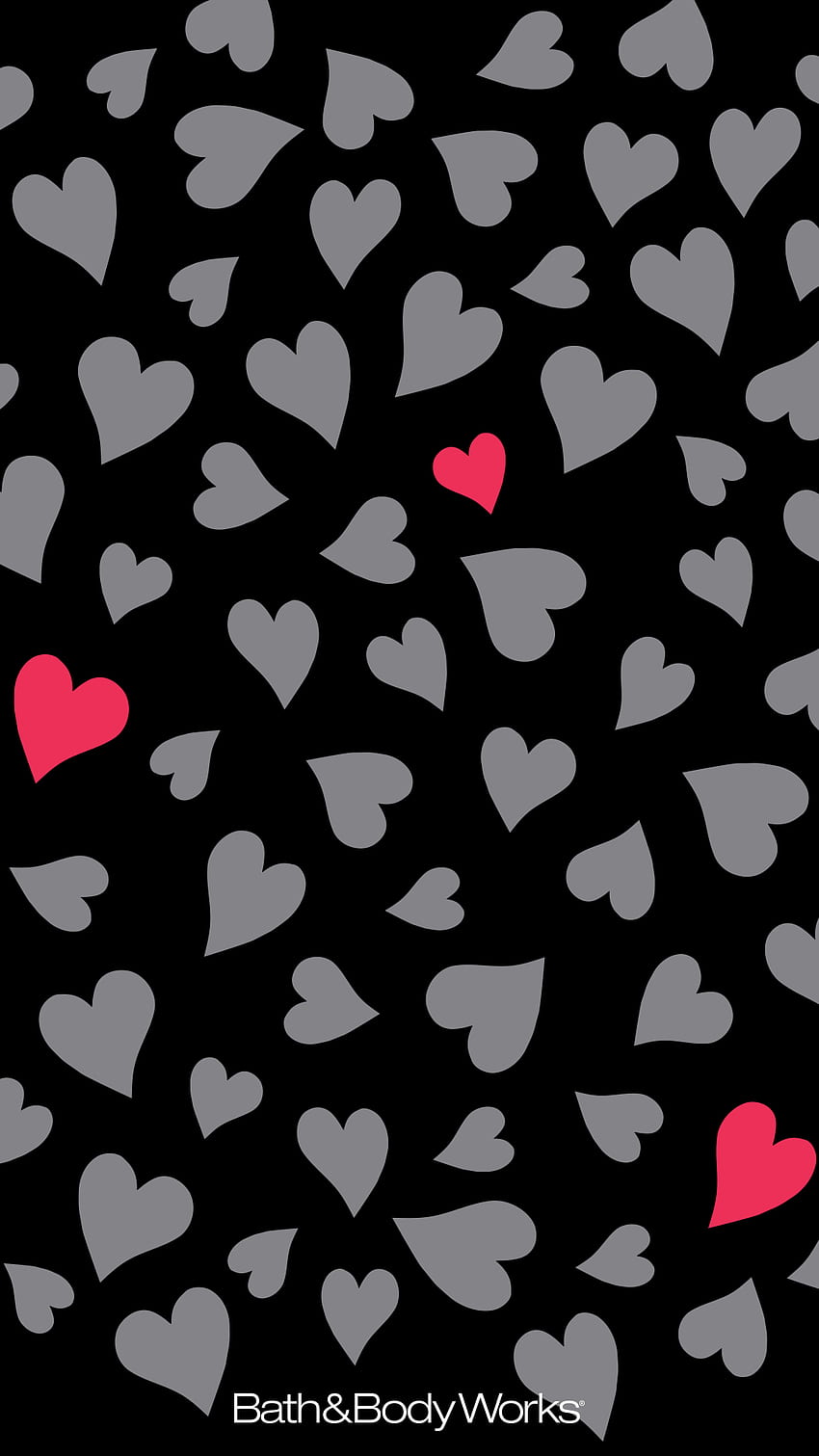 Heart iPhone, Grey Hearts HD phone wallpaper