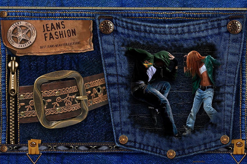 Cooler Denim, cooler, Tänzer, Denim, Jeans HD-Hintergrundbild