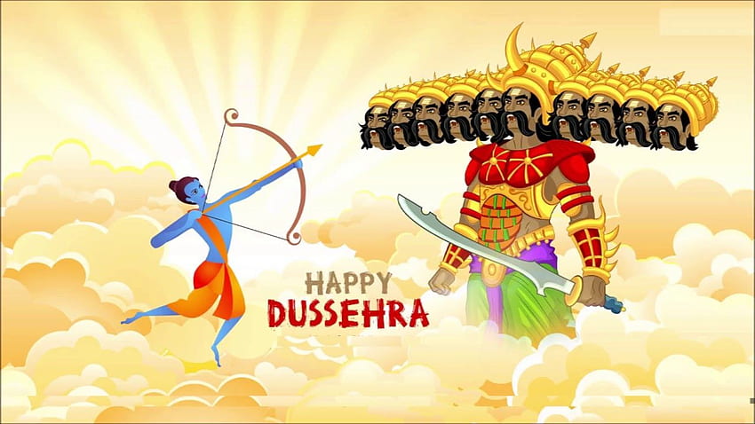 Dussehra Best Happy Dussehra Of Ravan Pics - YouTube HD тапет