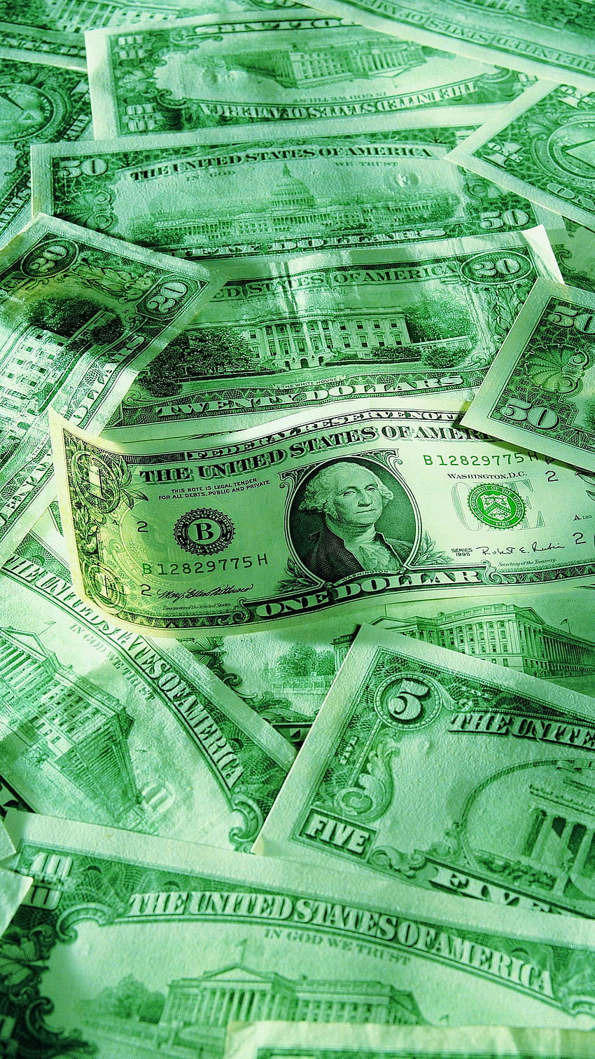 Money, Green Dollars HD phone wallpaper