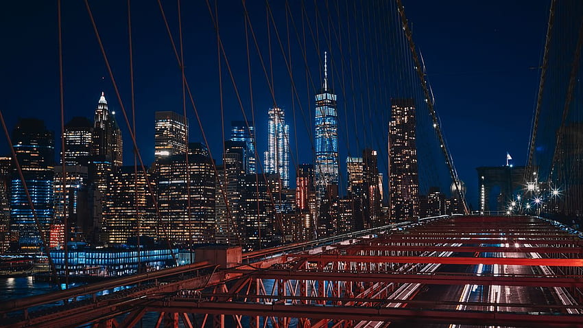new york, brooklyn, bridge, usa tablet HD wallpaper