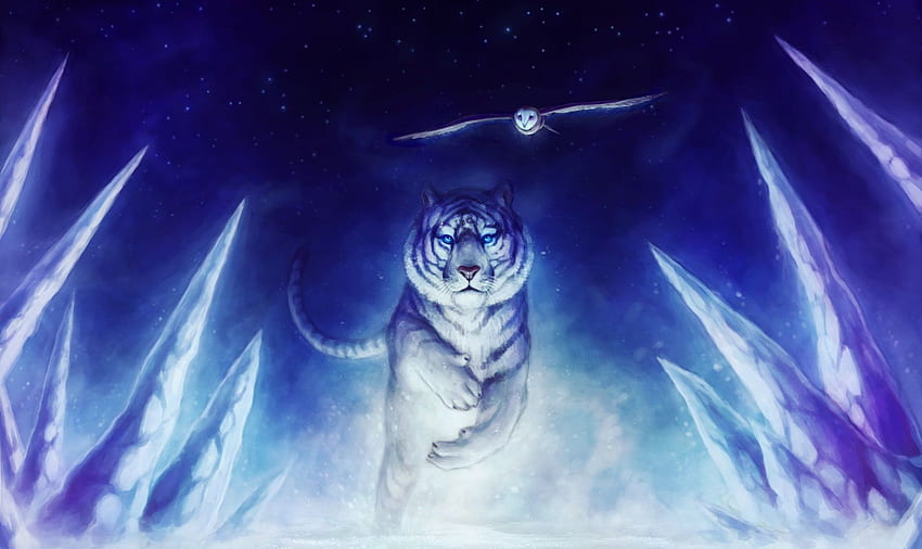 biały Tygrys . Artystyczny, Fajny Tygrys Tapeta HD