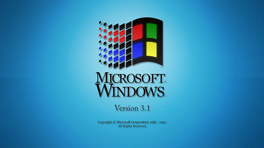 Microsoft Windows Versi 3.1 PC dan Mac Wallpaper HD
