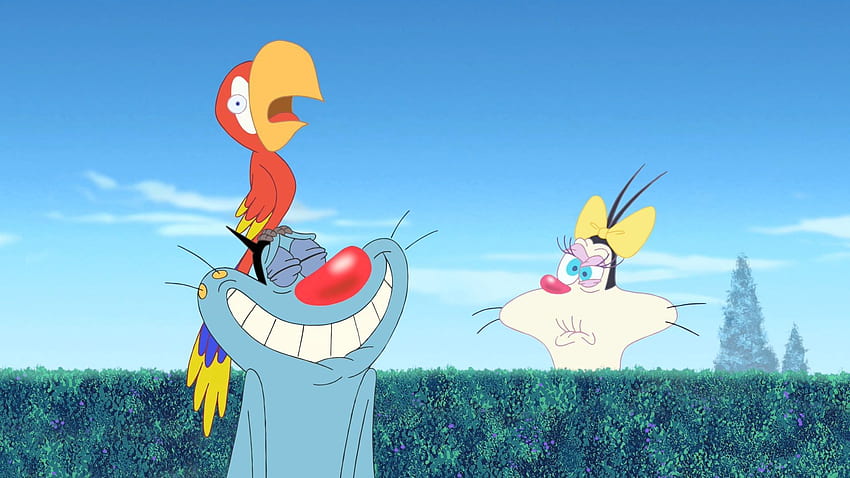 Oggy and the Cockroaches - Buddy Parrot (S04E13) Episódio completo em - video dailymotion papel de parede HD