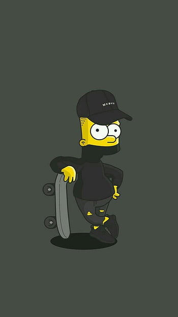 Bart Simpson Weed, gangster bart simpson HD phone wallpaper | Pxfuel